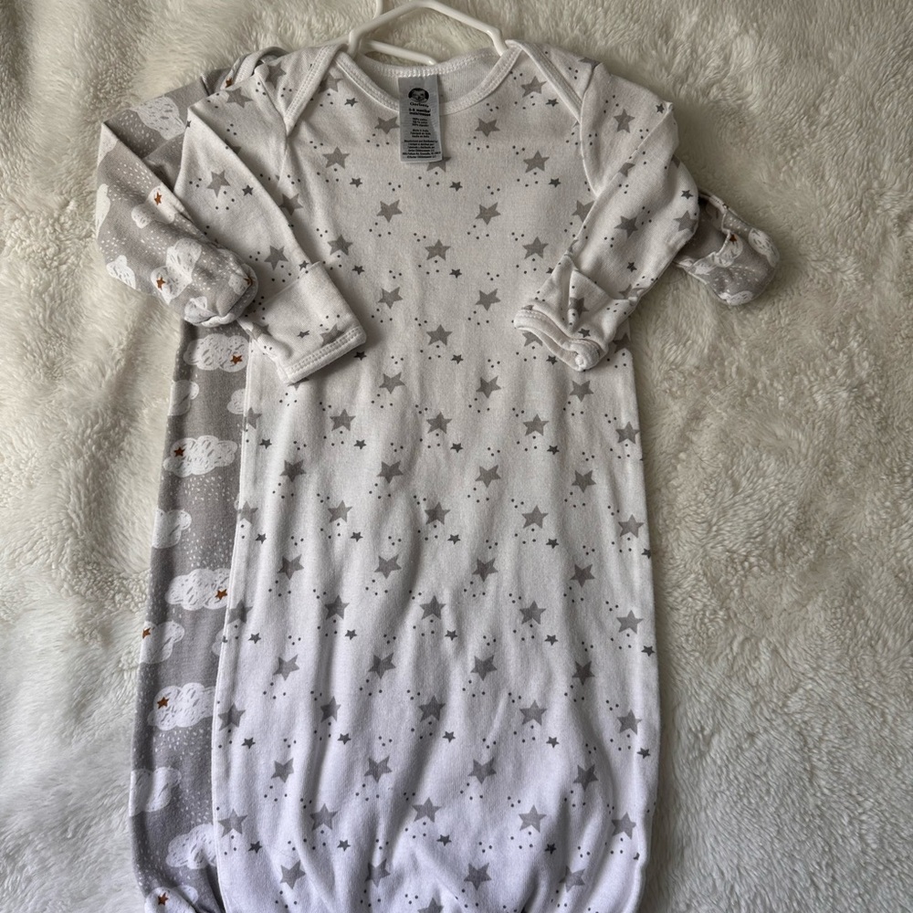 Gerber Starry White and Gray Sleep Sack